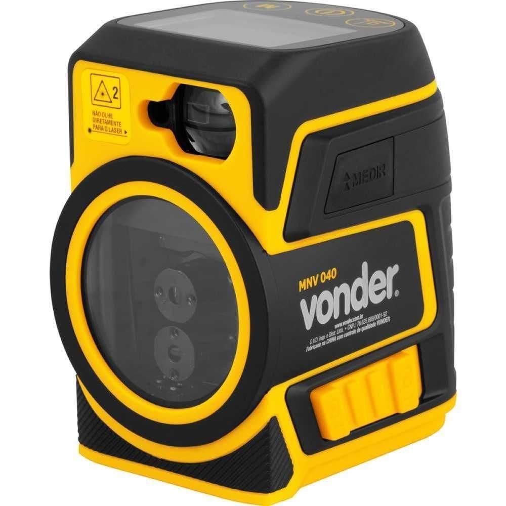 Medidor Laser Vonder Mnv040 40m 2 Linhas Laser Verde