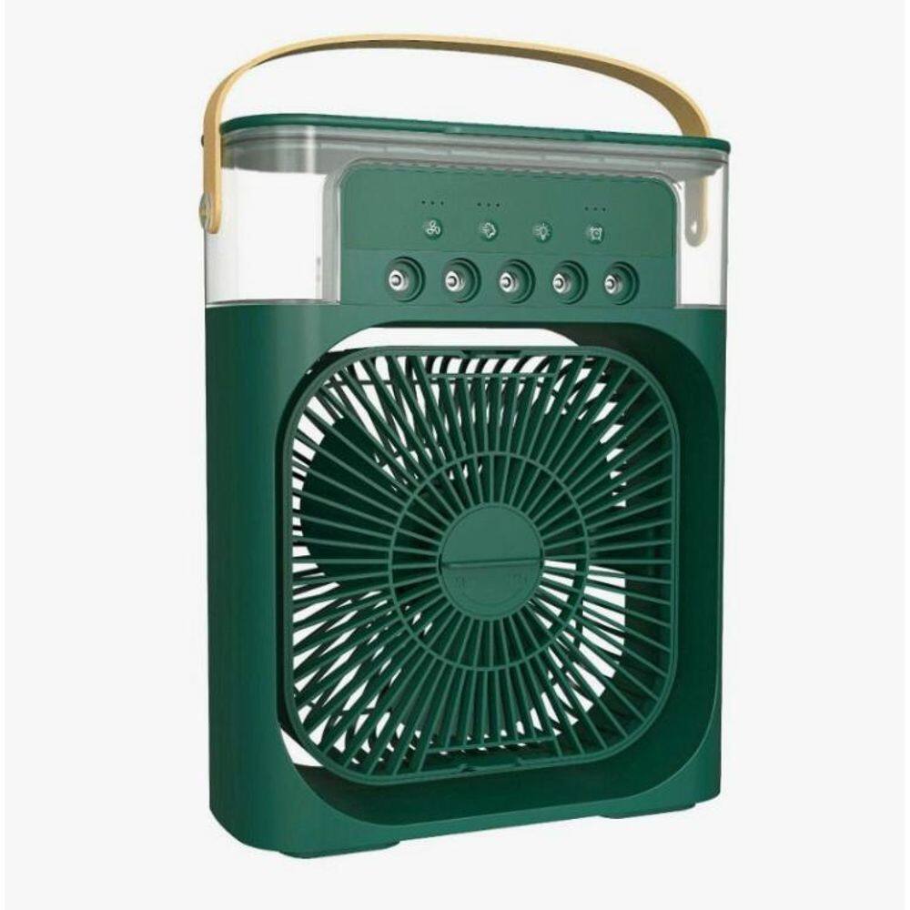 Mini Ventilador Usb Com Paz E Iluminacao Led