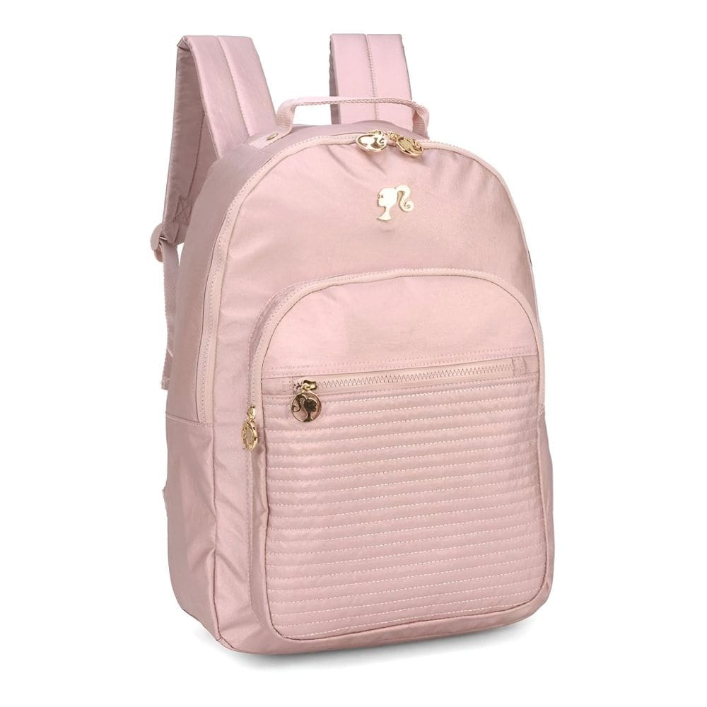 Mochila Costas Escolar Barbie Rose Universitaria