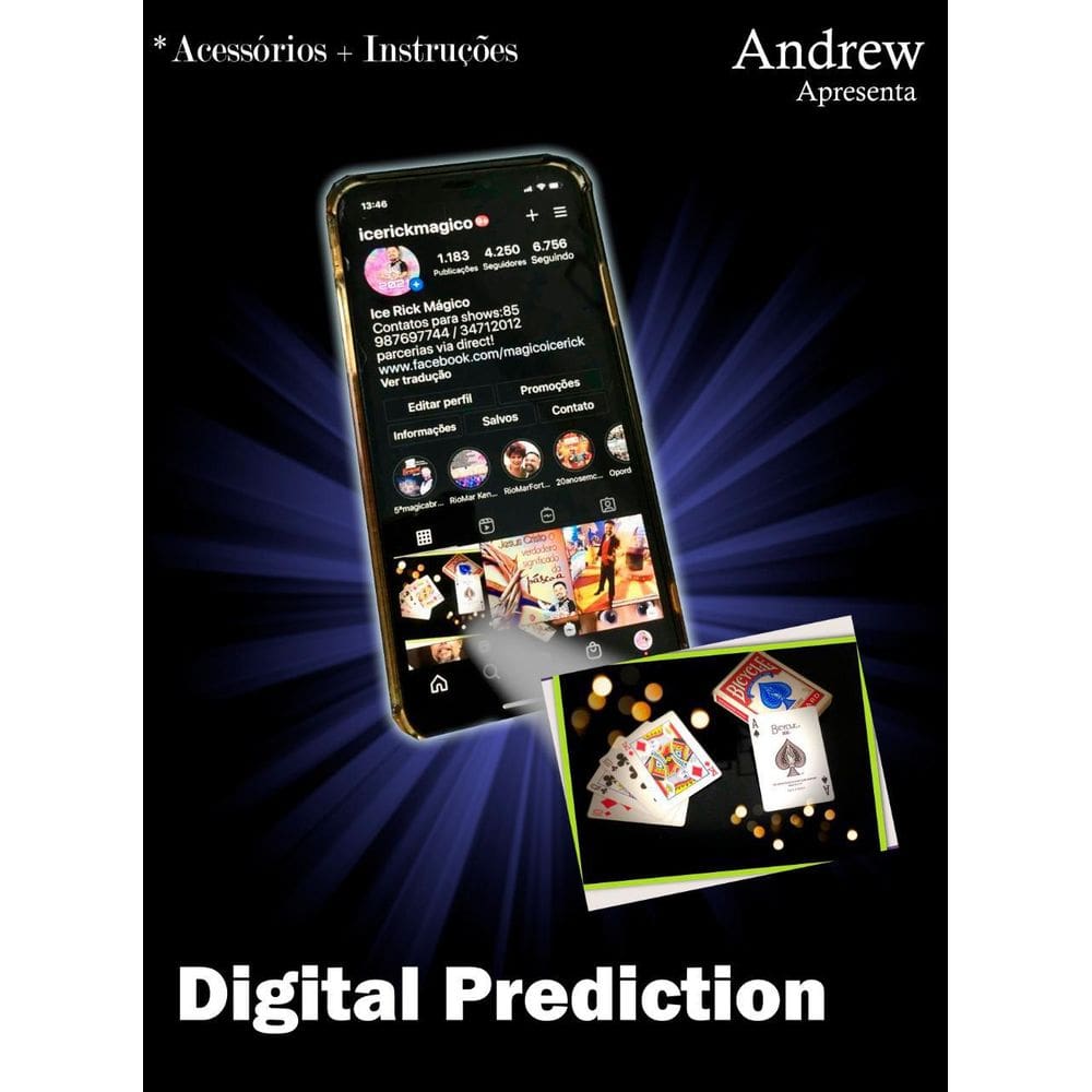 DVD Digital Prediction -Seguidores No Instagram By Andrew B+