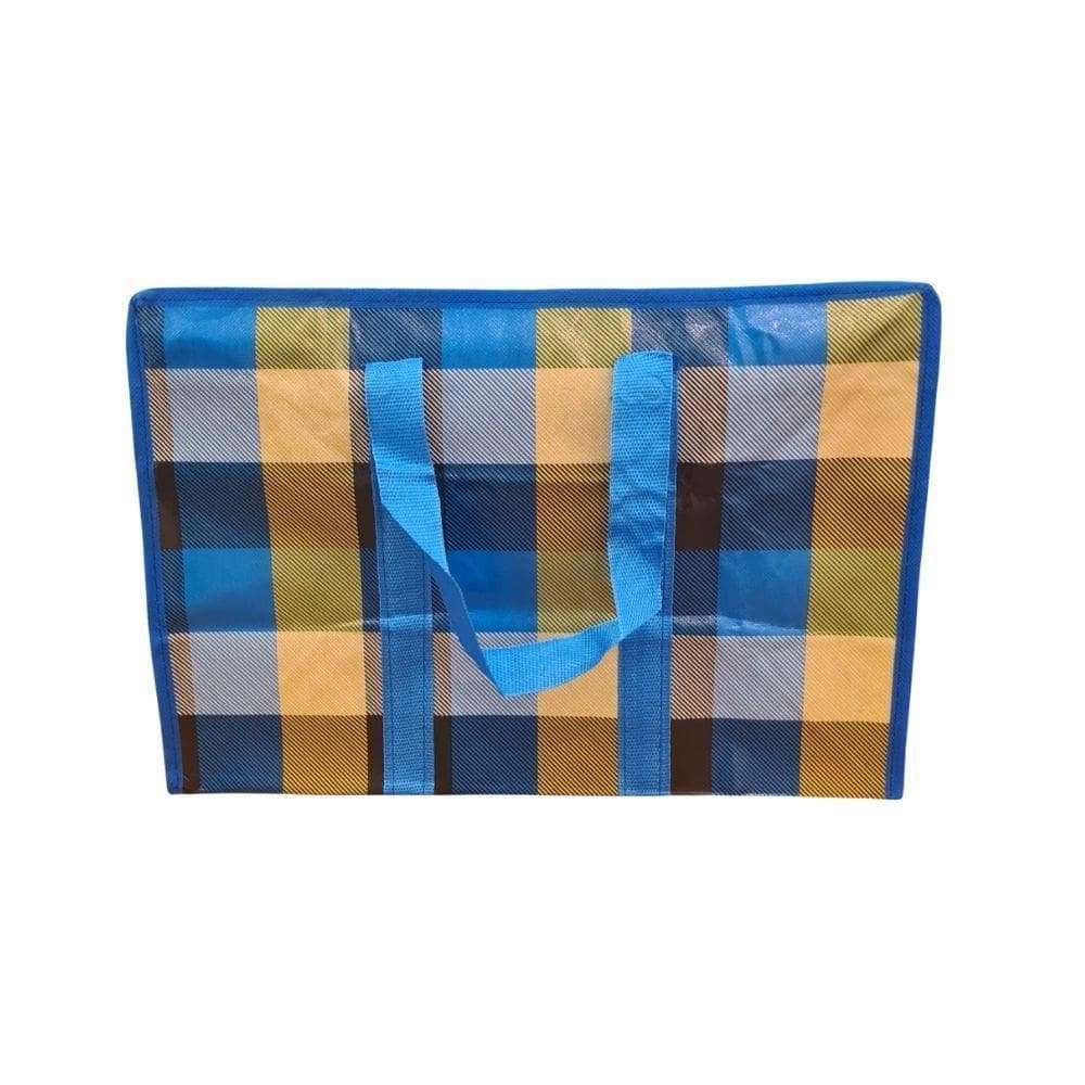 Bolsa Mala Sacola Feira Viagem Armazenamento Multiuso Dobrável Em Lona Impermeável Com Ziper