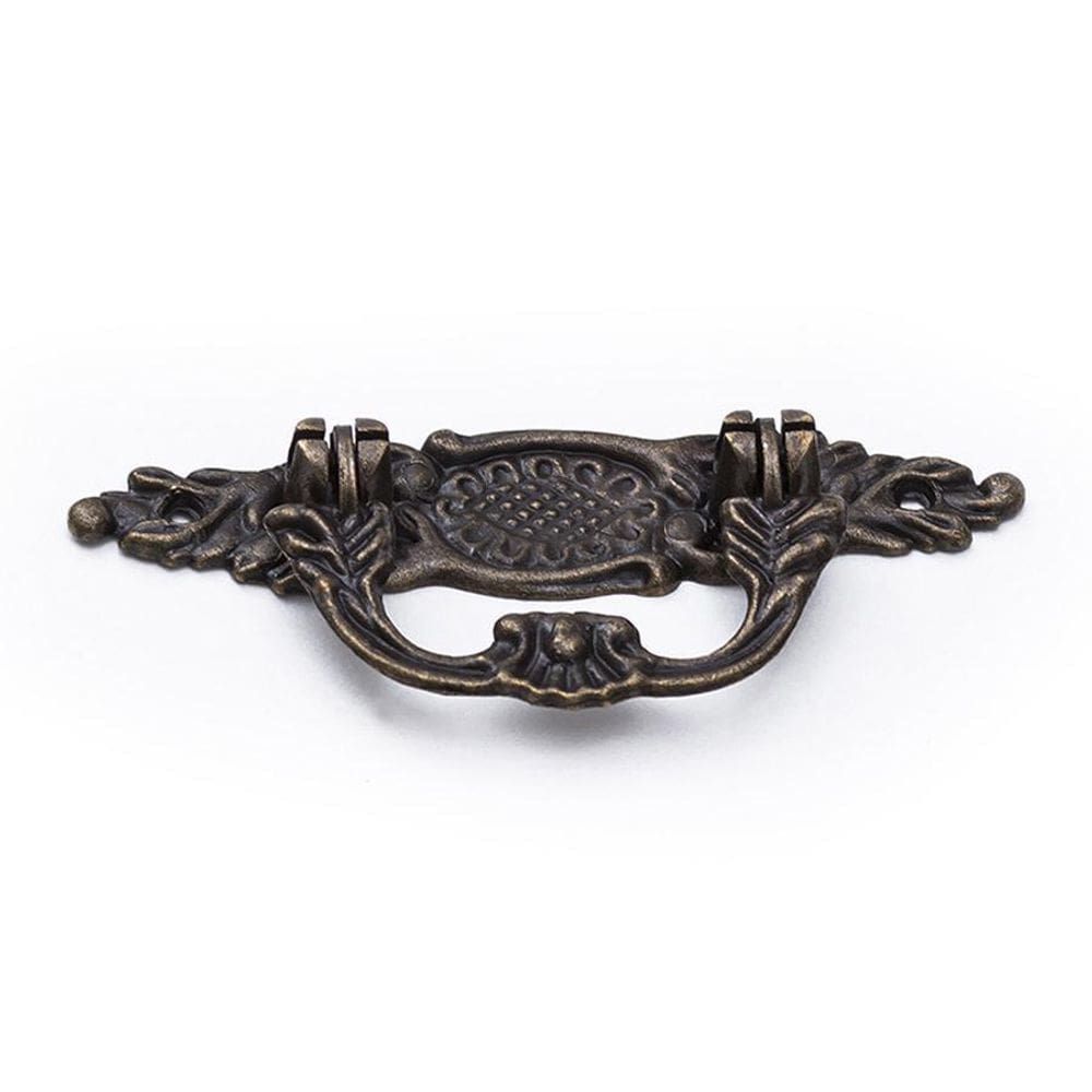 Puxador Colonial Metal Vintage Ouro Velho