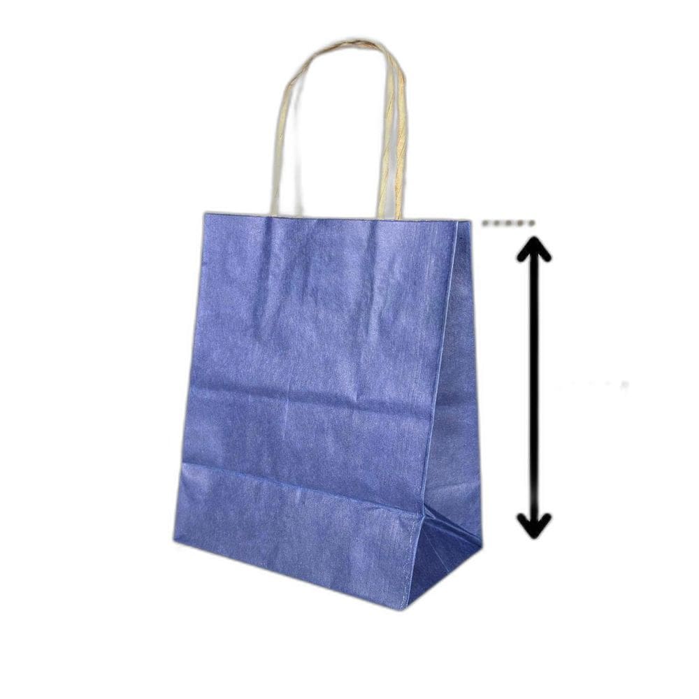 10 Sacola De Papel Kraft Presente Colorida 13,5X8X16Cm