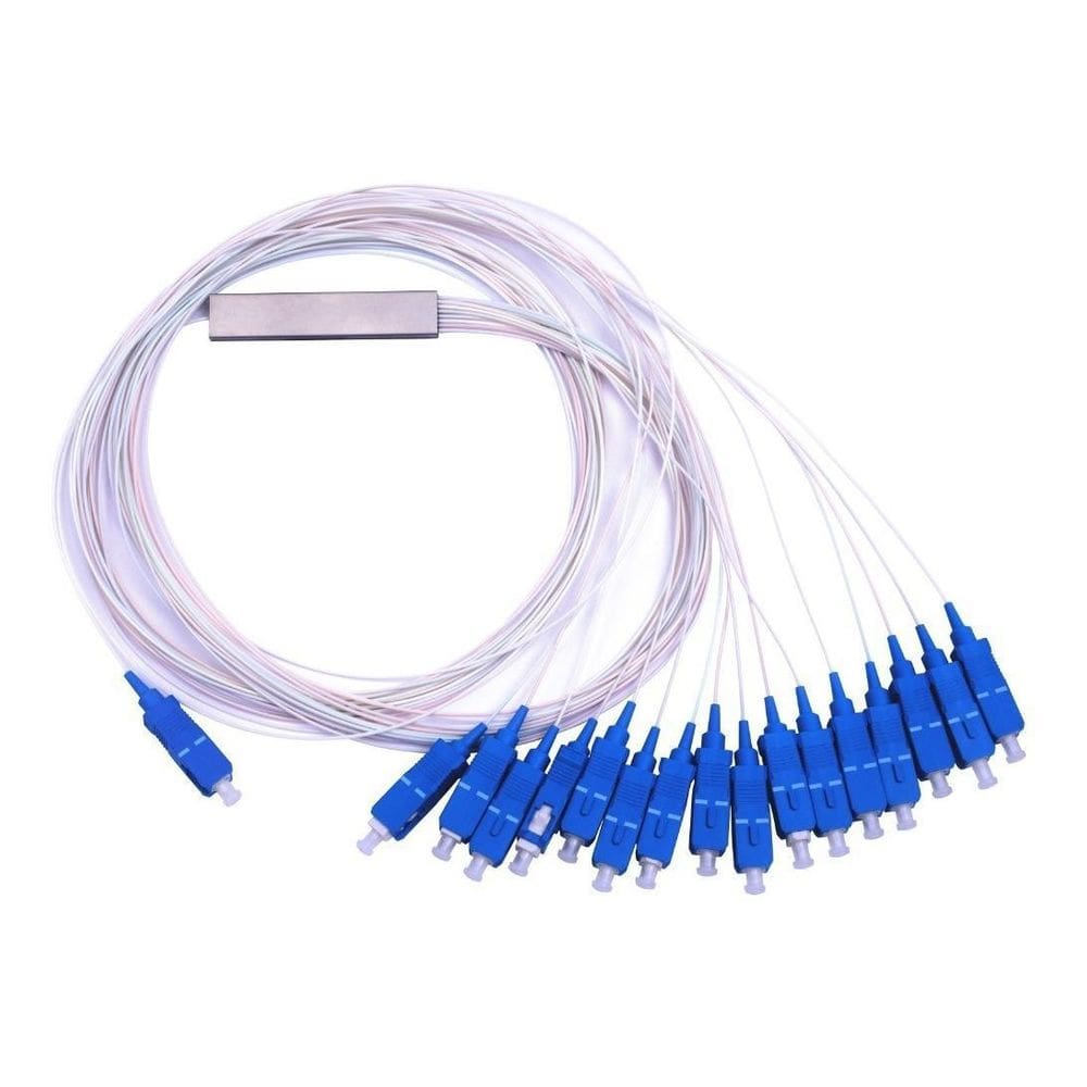 Splitter 1X16 Upc Sm Plc 0.9Mm 1.5M Divisor Fibra Azul Hfo