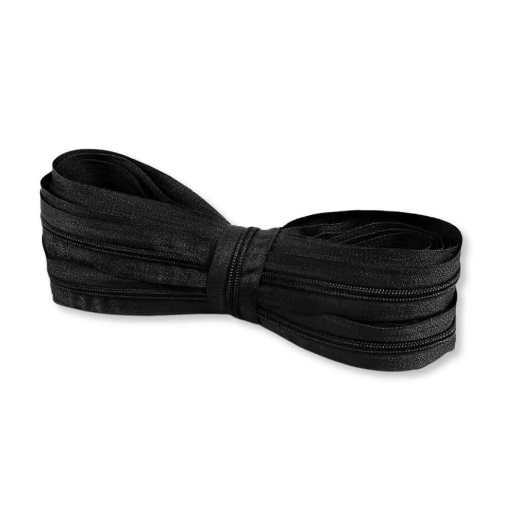 Kit 2 Metros Zíper Nylon N.5 +   10 Cursores Padrão