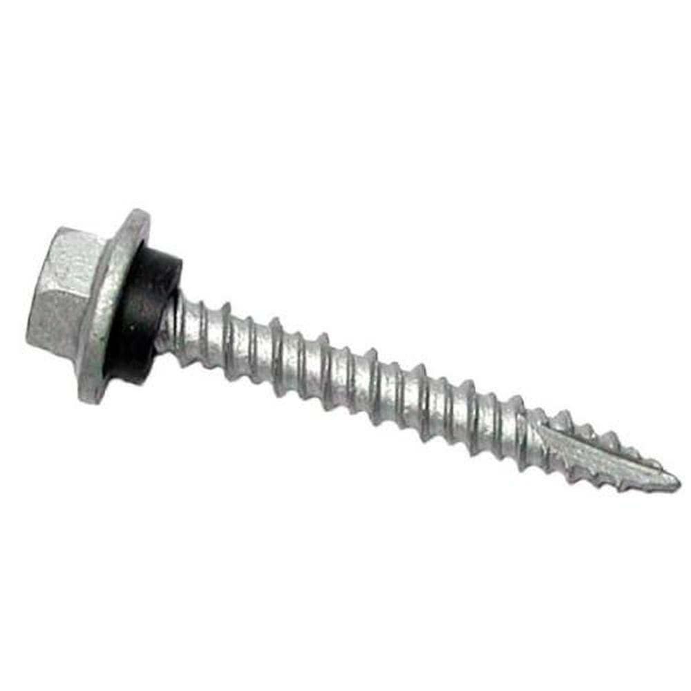 Parafuso Ponta Agulha Ogivado 12-14 X 4.1-2 (cento) - Aço Baixo Carbono - Bicromatizado - Dacromet