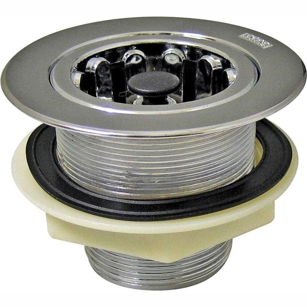 Válvula Para Pia Americana 3.1/2 Com Cesto Cromada Astra