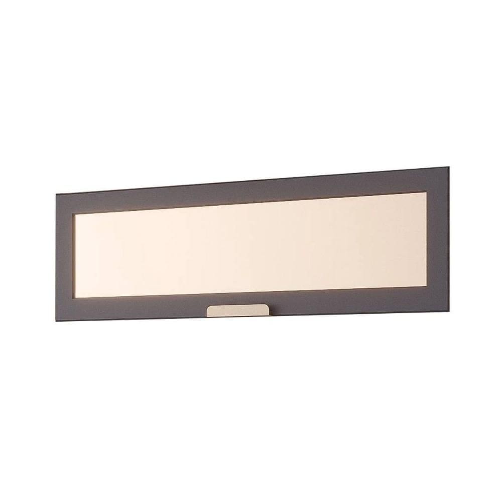 Fechamento de Cozinha Modulado Porta Estela c/ Vidro Reflecta 120cm Titanium - MGM