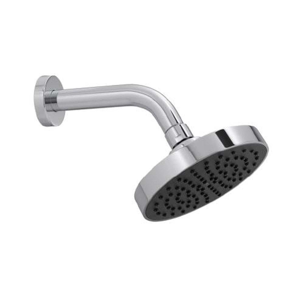 Chuveiro Flex Redondo Parede 126mm Cromado - 145x126x218 - Liga De Cobre E Plásticos De Engenharia