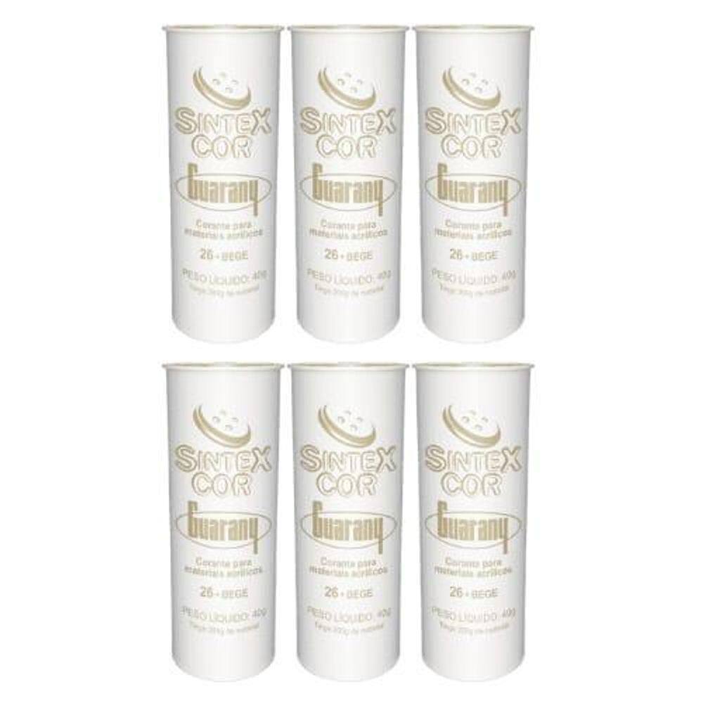 Corante Para Materiais Acrílicos Sintexcor Guarany 6U Bege