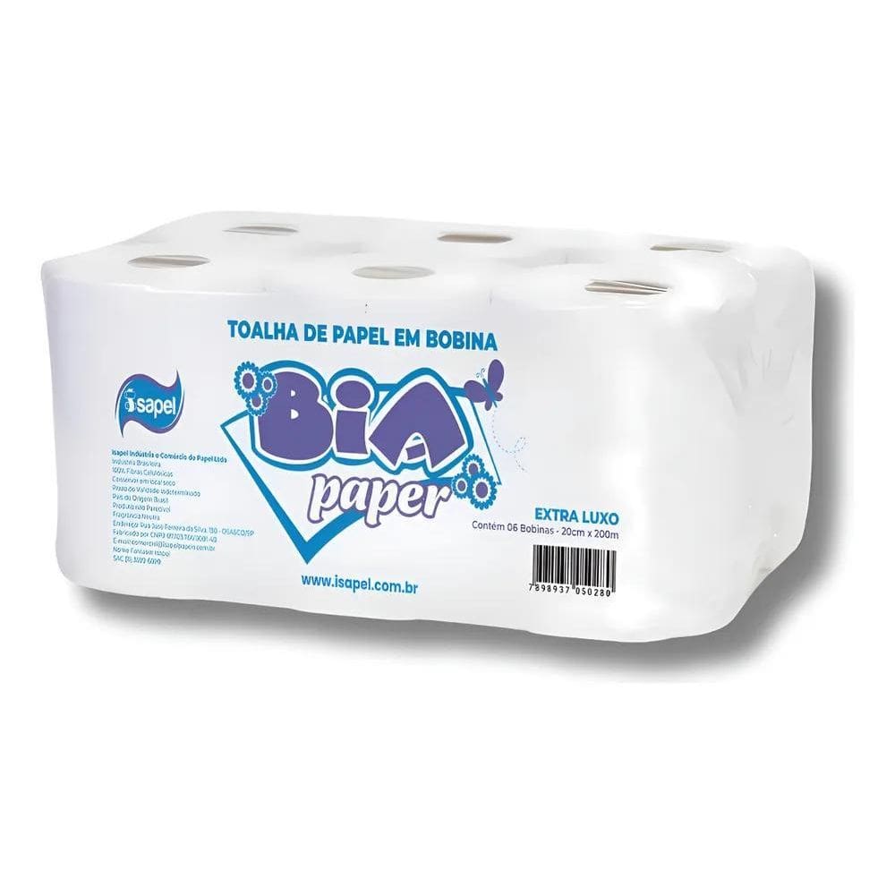Isapel Extra Luxo Bobina - Unidade - 1 - 100 - Folha Simples