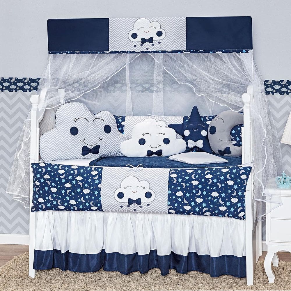 Kit Jogo De Berço Baby Exclusivo Kit Americano Para Bebe