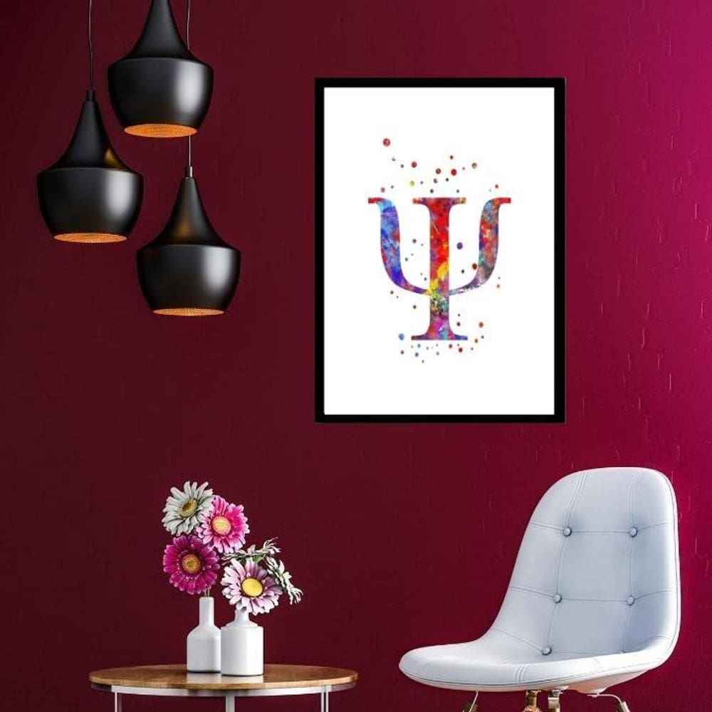 Quadro Símbolo Psicologia - 60X48Cm