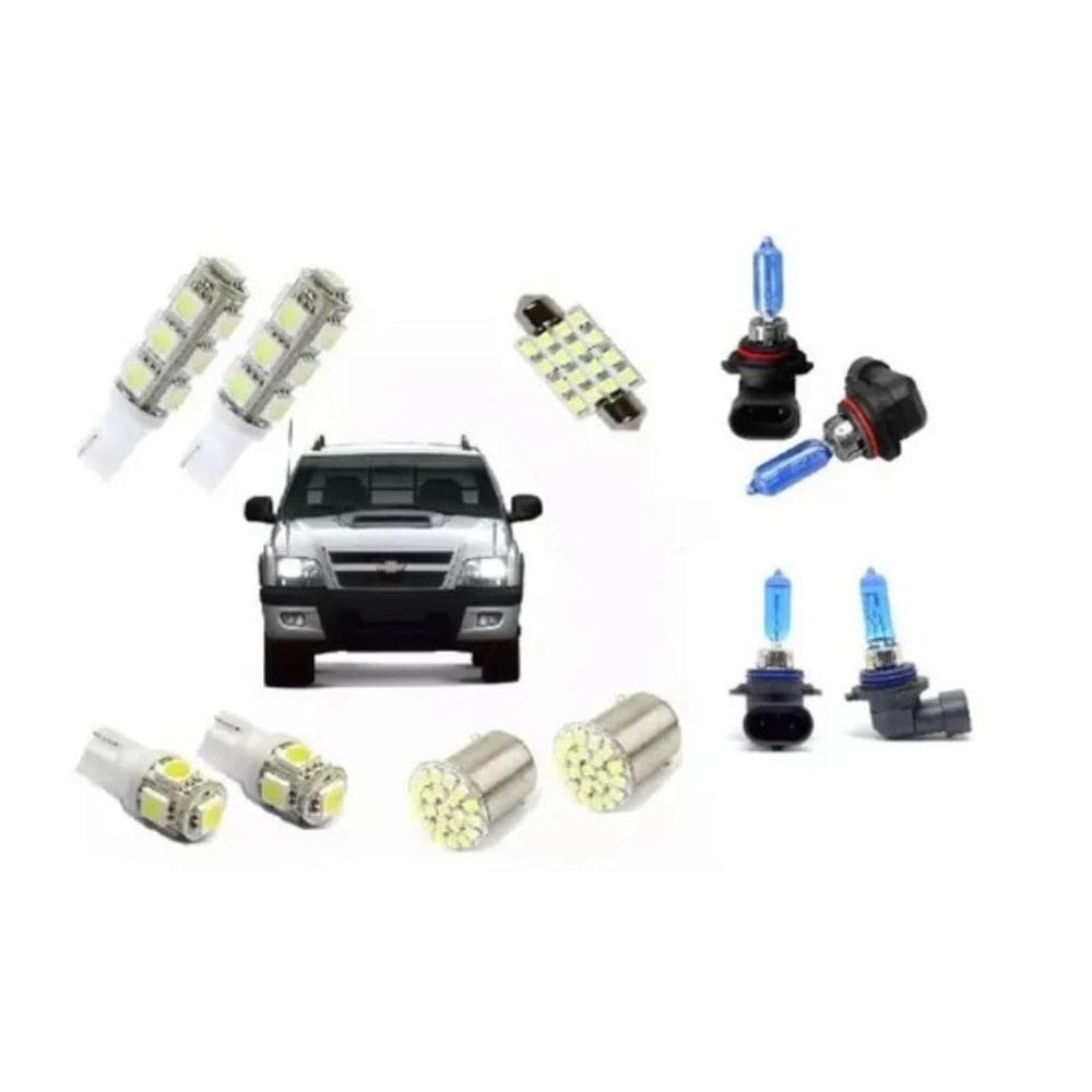 Kit Lampadas Led + Kit Super Branca S10 Blazer Até 2011