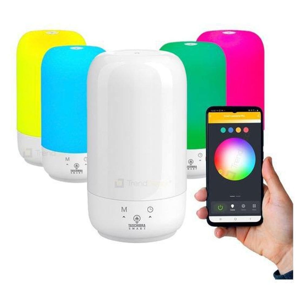 Luminaria Led Taschibra Mesa Smart Pill Wi-Fi Rgb 6W