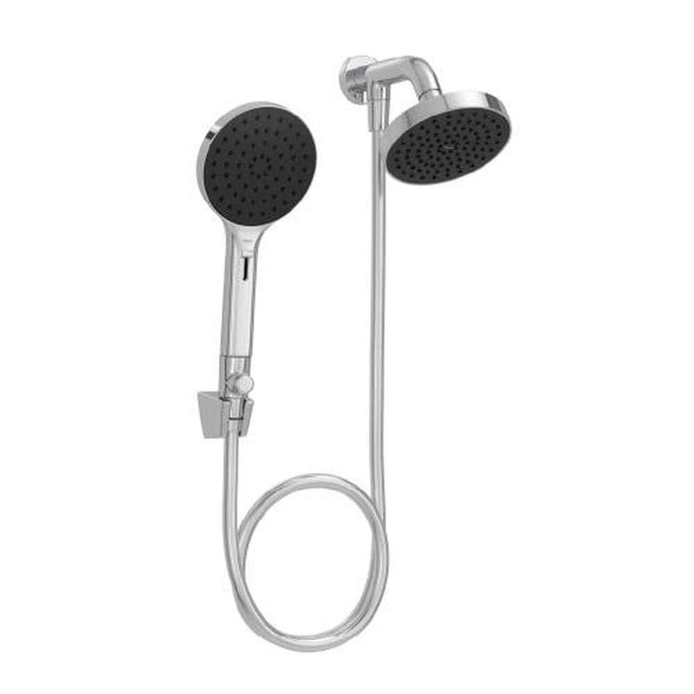 Chuveiro Flex Redondo Parede 126mm Cromado - Deca 142x126x216 - Liga De Cobre