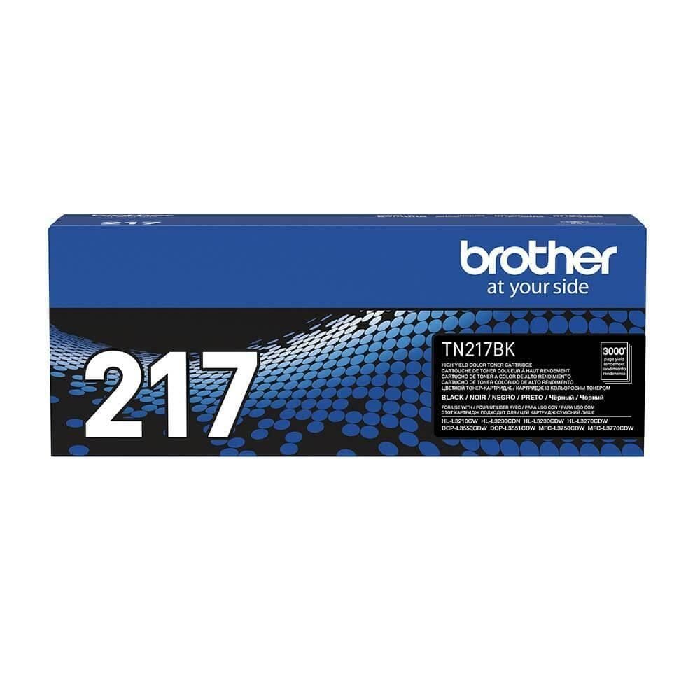 Cartucho Toner Brother Tn217bkbr Preto | Hll3210cw Dcpl3551cdw Mfcl3750cdw