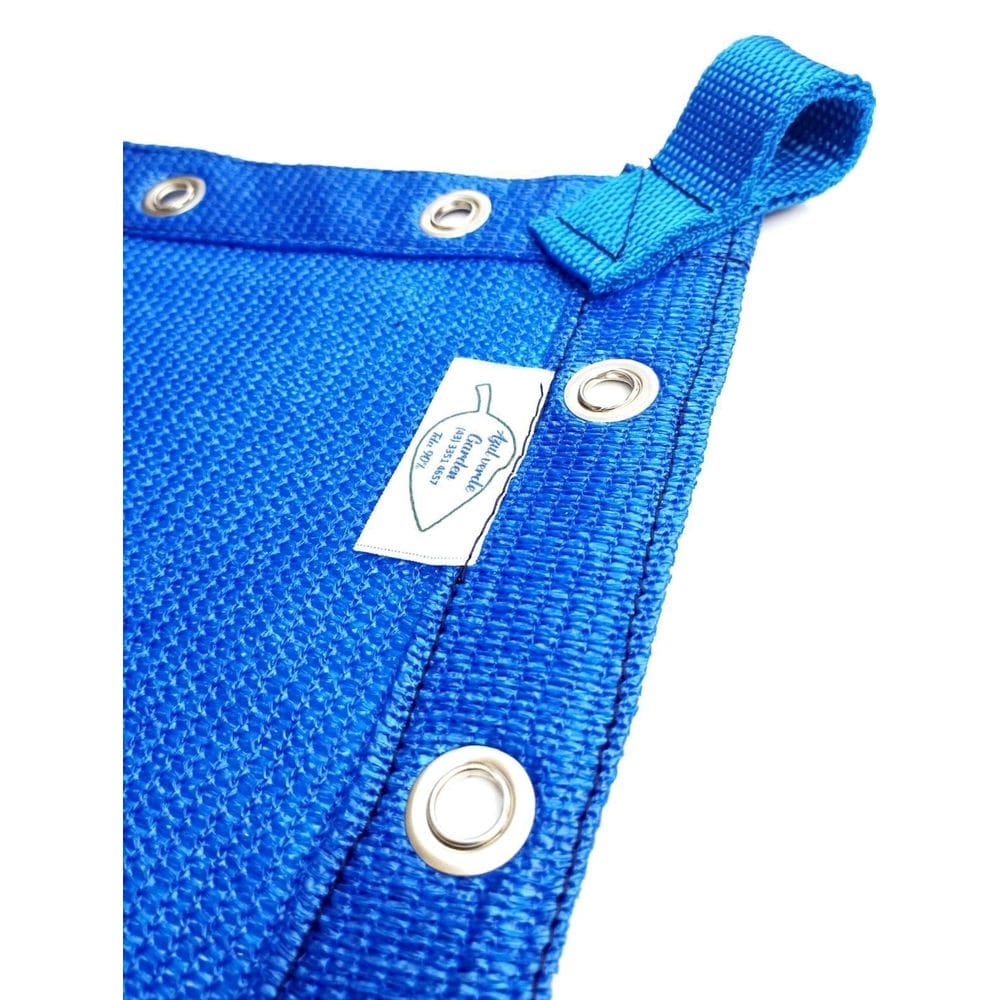 Tela Sombra Garagens Piscinas 90% Azul 4X3,5 Bainha E Ilhós