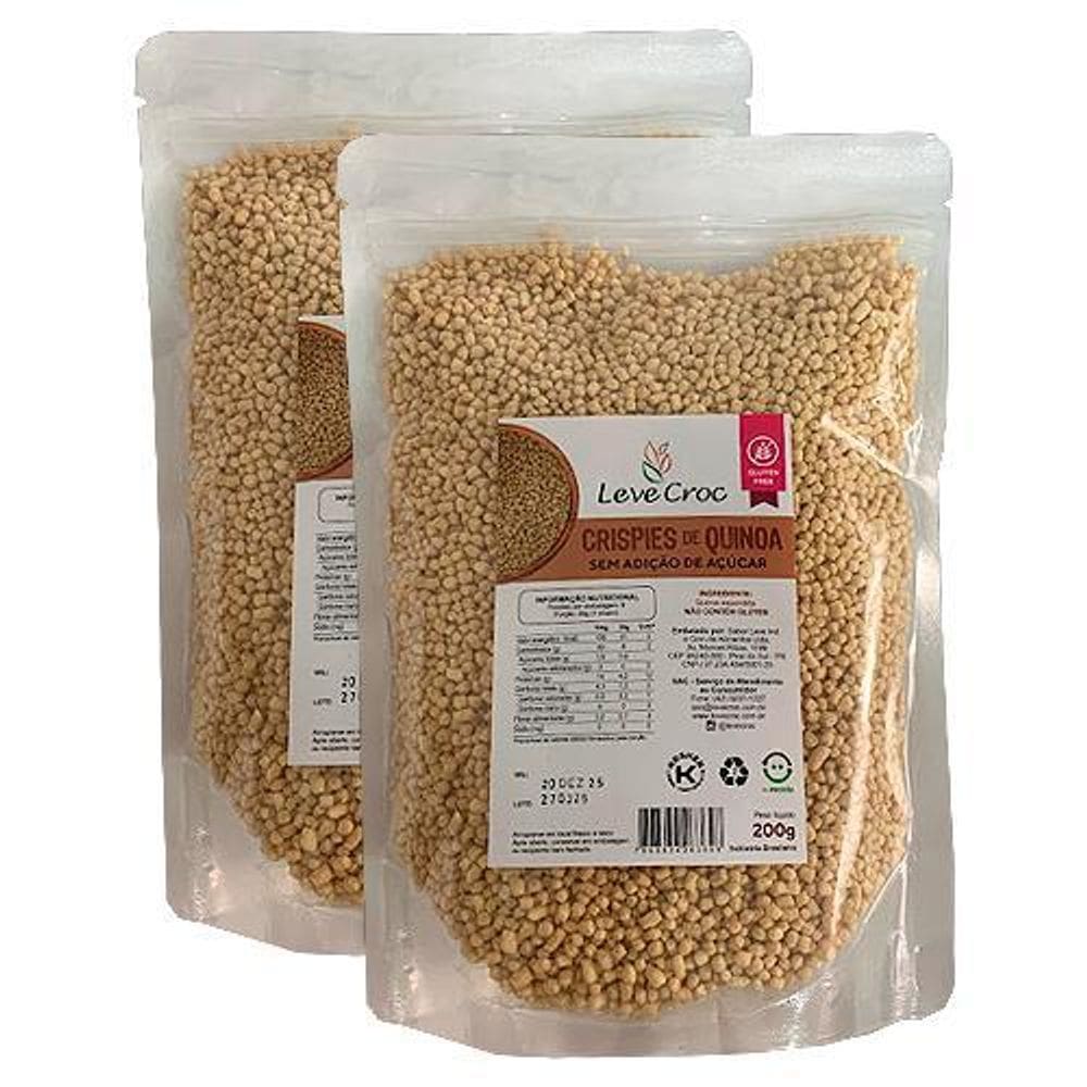 MP - Kit 2X  Crispies De Quinoa Natural Sem G