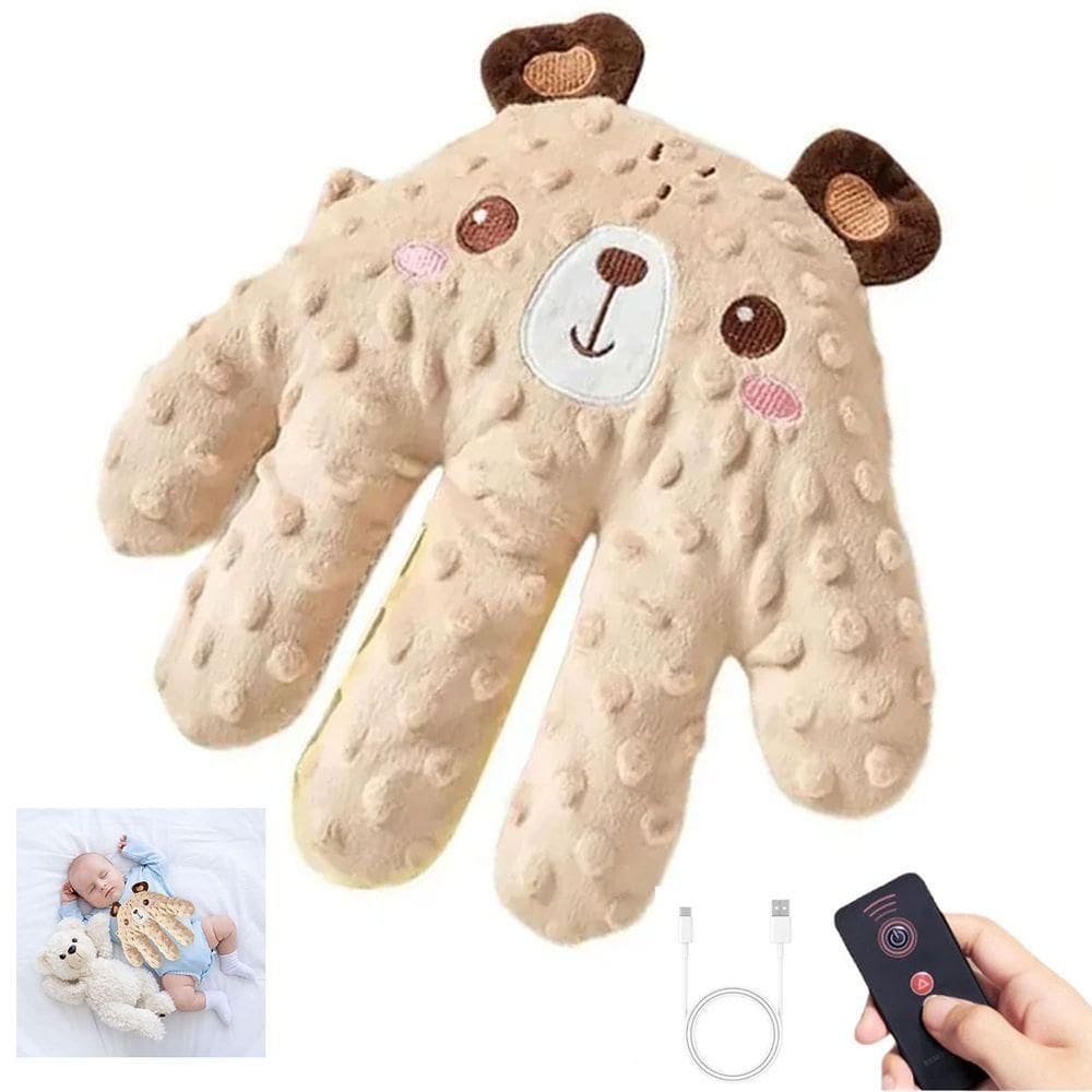 Almofada Maozinha Mao Nana Nenem Bebe Criança Naninha Tapinha Sono Soneca Cochilo Recarregavel Usb Controle Aconchego