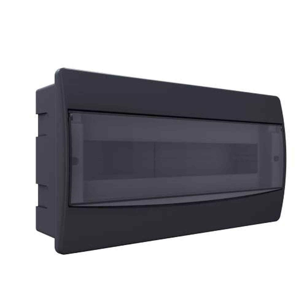 Cd De Embutir Para Disjuntor 18 Din - 12 Ul Preto - Proteção Uv - Bet Plásticos