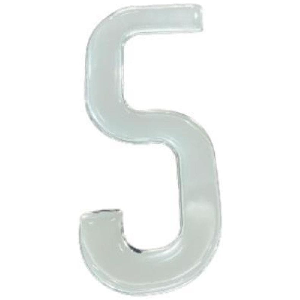 Número Adesivo Metalico Grande - 5