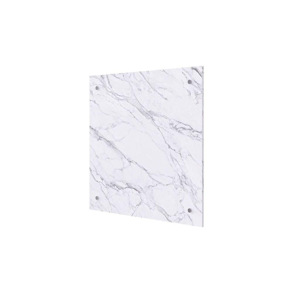 Fechamento de Cozinha Modulado Painel Marmorizado Celeste 80cm Marmorizado Calacata - MGM