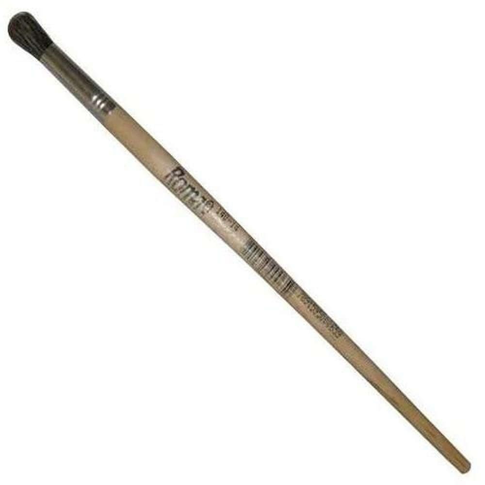 Pincel Redonda N.10 Cerdas Gris Para Cola - Roma