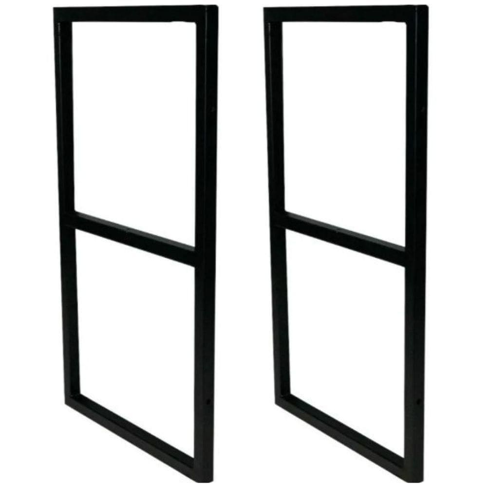 Suporte De Prateleira Aco Preto Semi Brilho