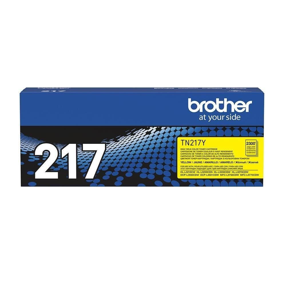 Cartucho Toner Brother Tn217ybr Amarelo | Hll3210cw Dcpl3551cdw Mfcl3750cdw