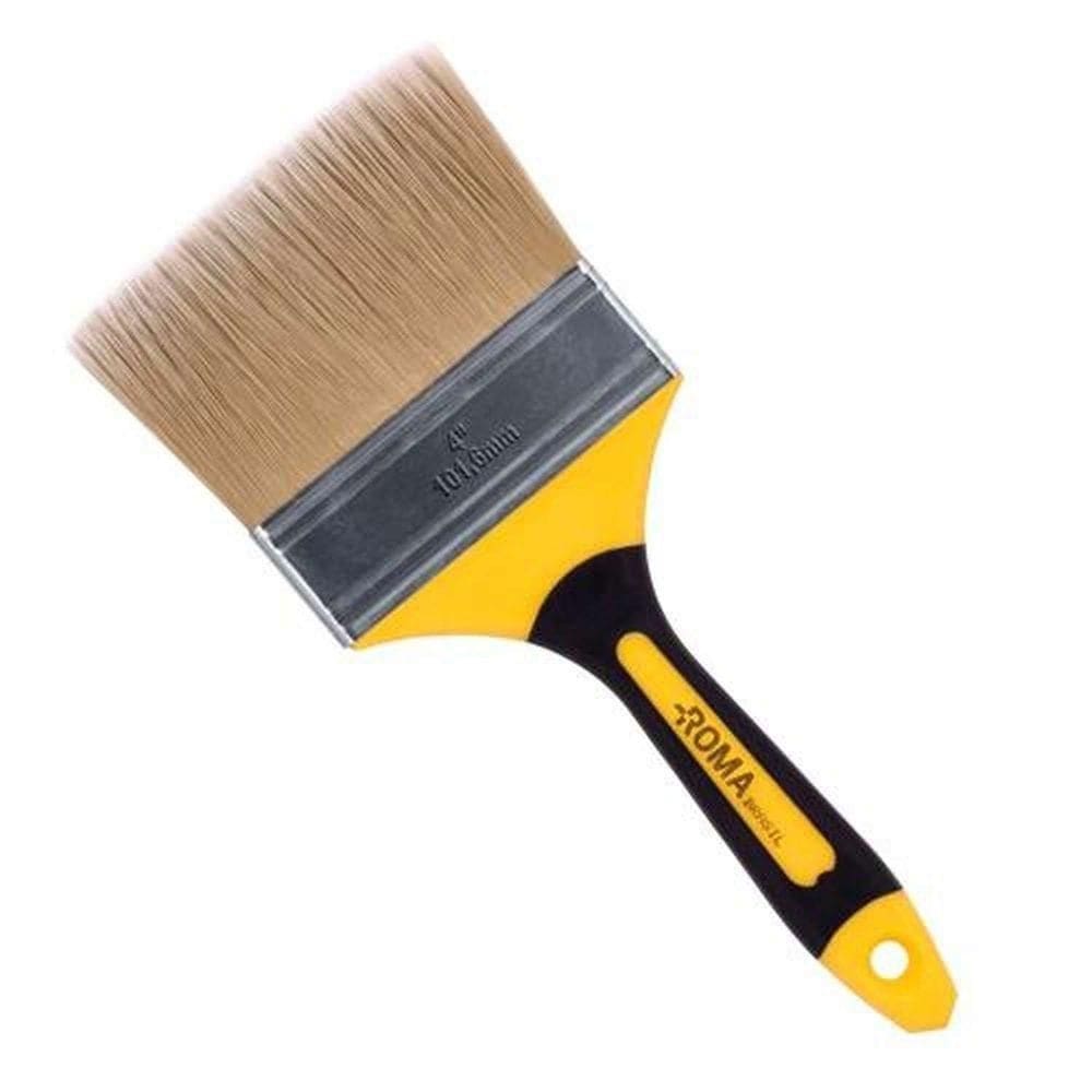 Pincel Cerda Dupla Pro Branca Roma D 1.1-2`` 413x Para Todos Os Tipos De Tintas