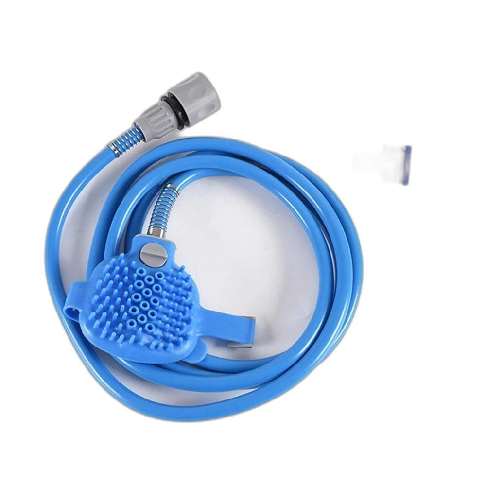 Chuveiro Spray Banho Pet Animais Nano Luva Mangueira Cães