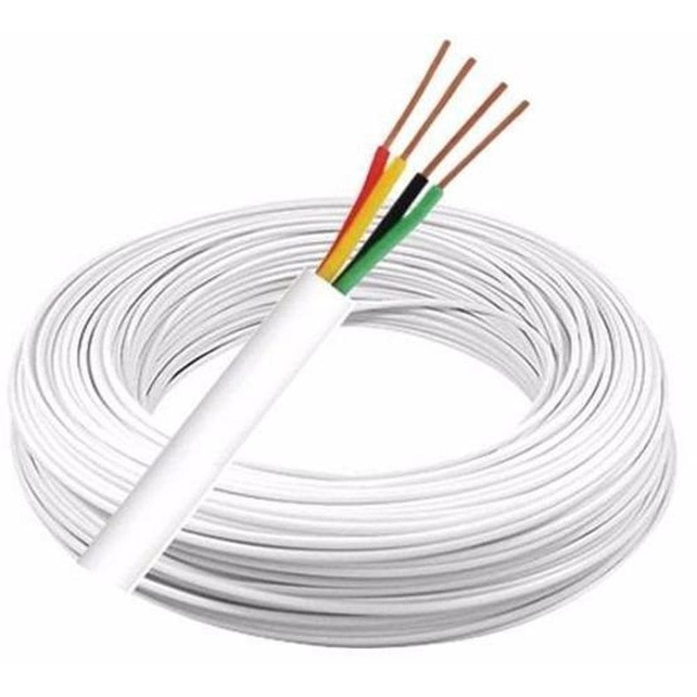 Fio Cabo De Alarme 2 Pares 4 Vias 0,40Mm Rolo 100M