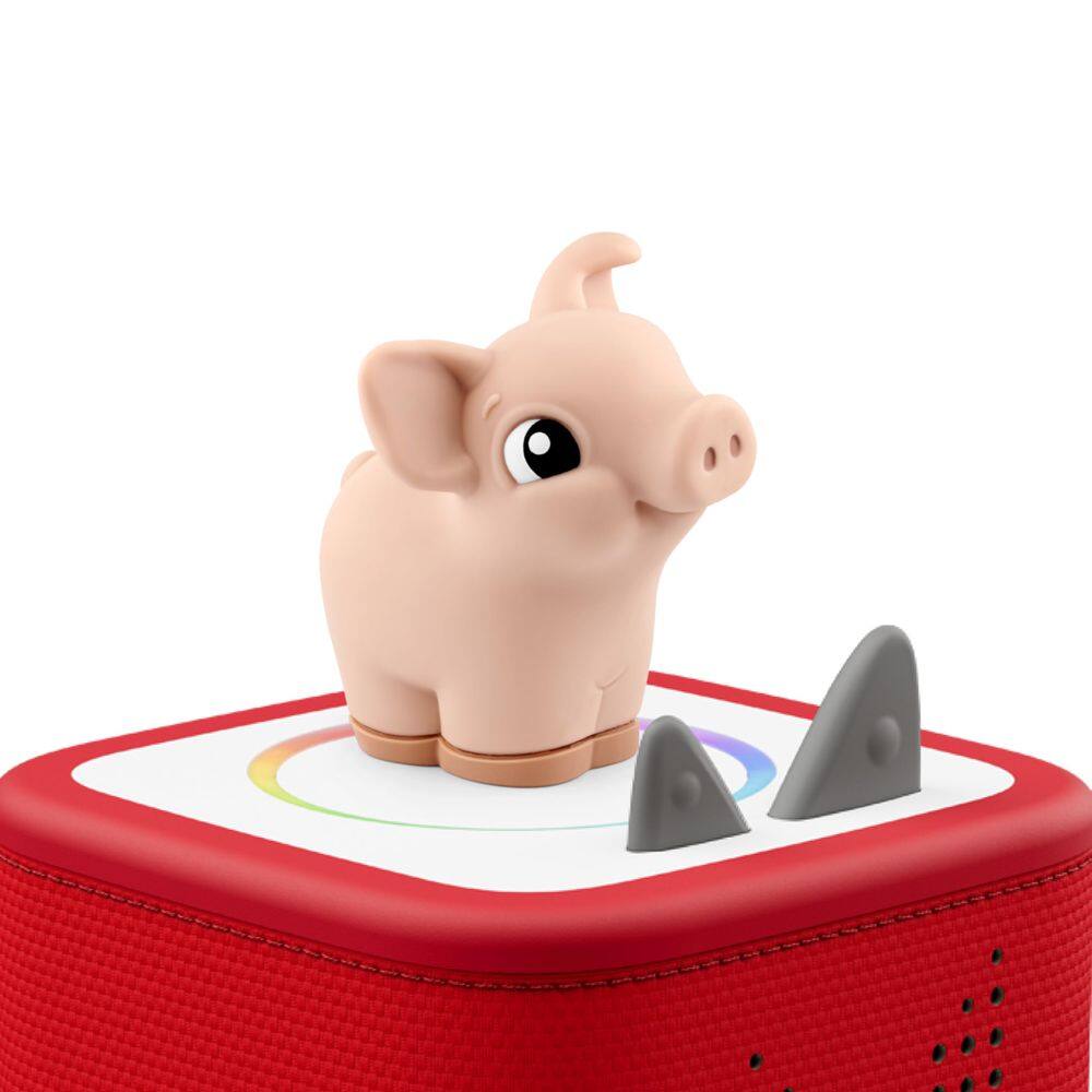Estatueta Audio Toy Tonies Pig Soft Squeezable para maiores de 1 ano