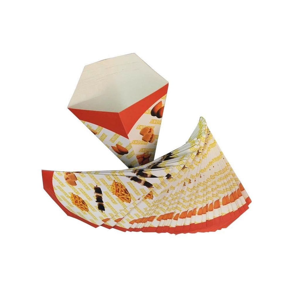 Caixa De Embalagem De Cone - Tamanho Médio C/100  2 Pct