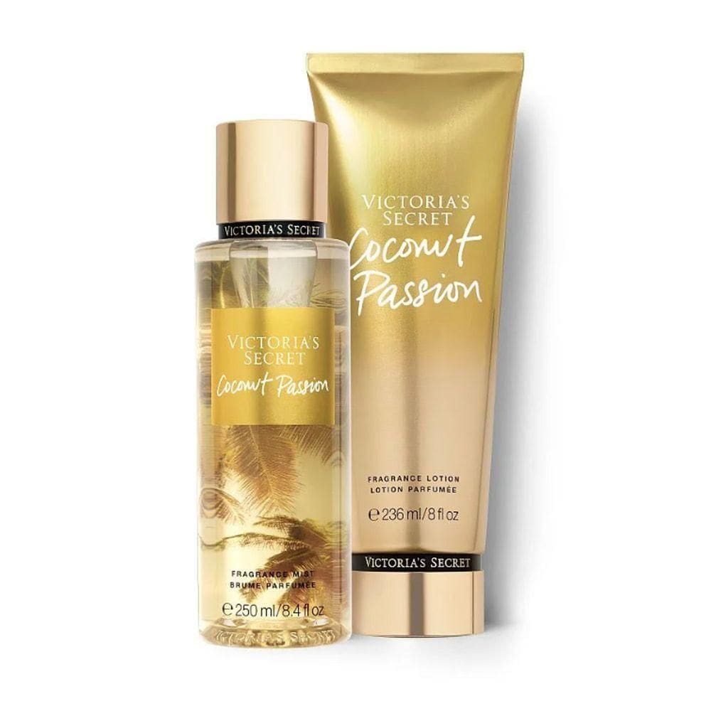 Kit Body Splah + Creme Hidratante Coconut Passion Victoria`s Secret 236ml + 250ml