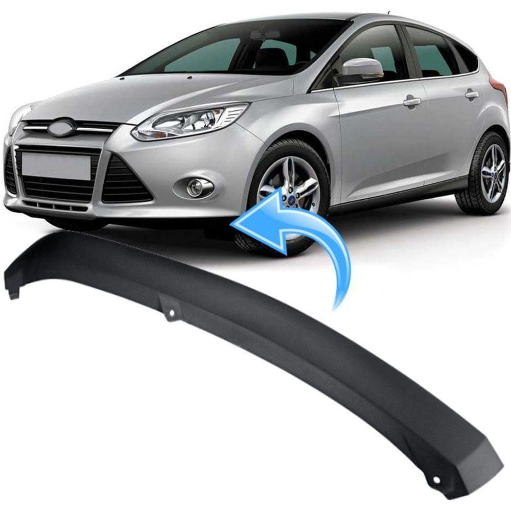 Saia Spoiler Dianteiro Focus 1.6 E 2.0 2014 À 2015 Esquerdo