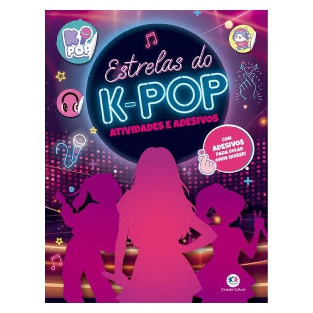 Estrelas Do K-Pop - Atividades E Adesivos