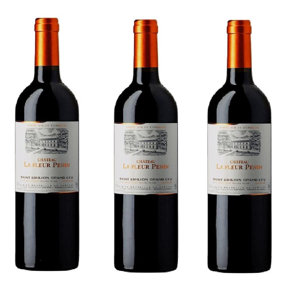 Kit 3 Vinho Chateau La Fleur Penin St Emilion Grand Cru 2015