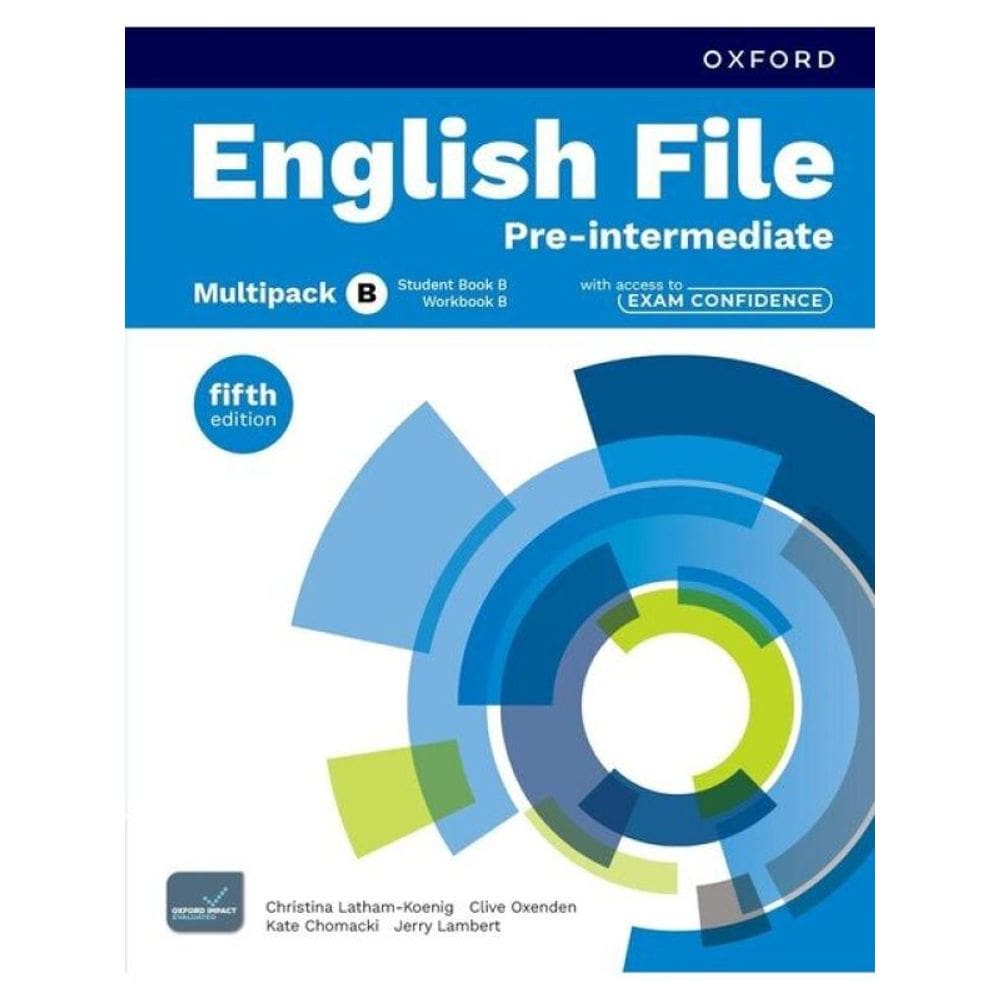 English File Pre-Intermediare - Multipack B - Student Book + Workbook With Access To Exam Confidence