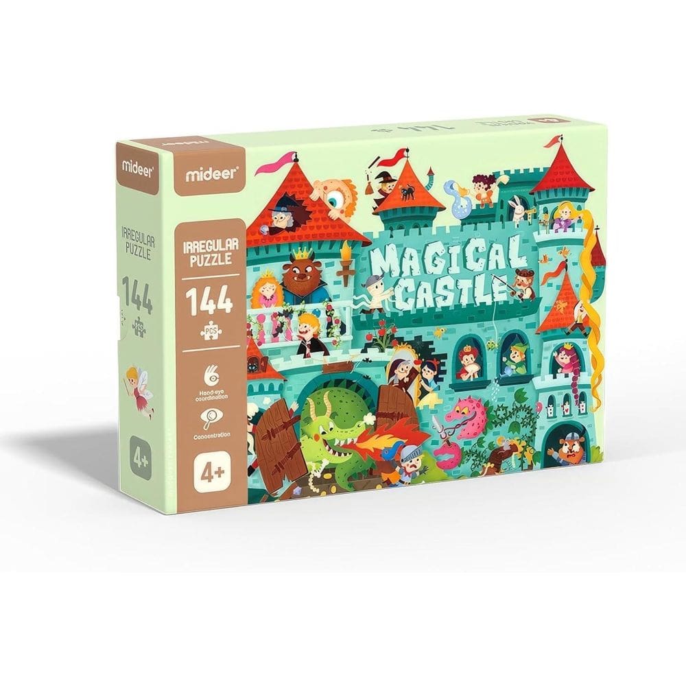 Brinquedo Quebra Cabeça Divertido Castelo Mágico 144 Peças