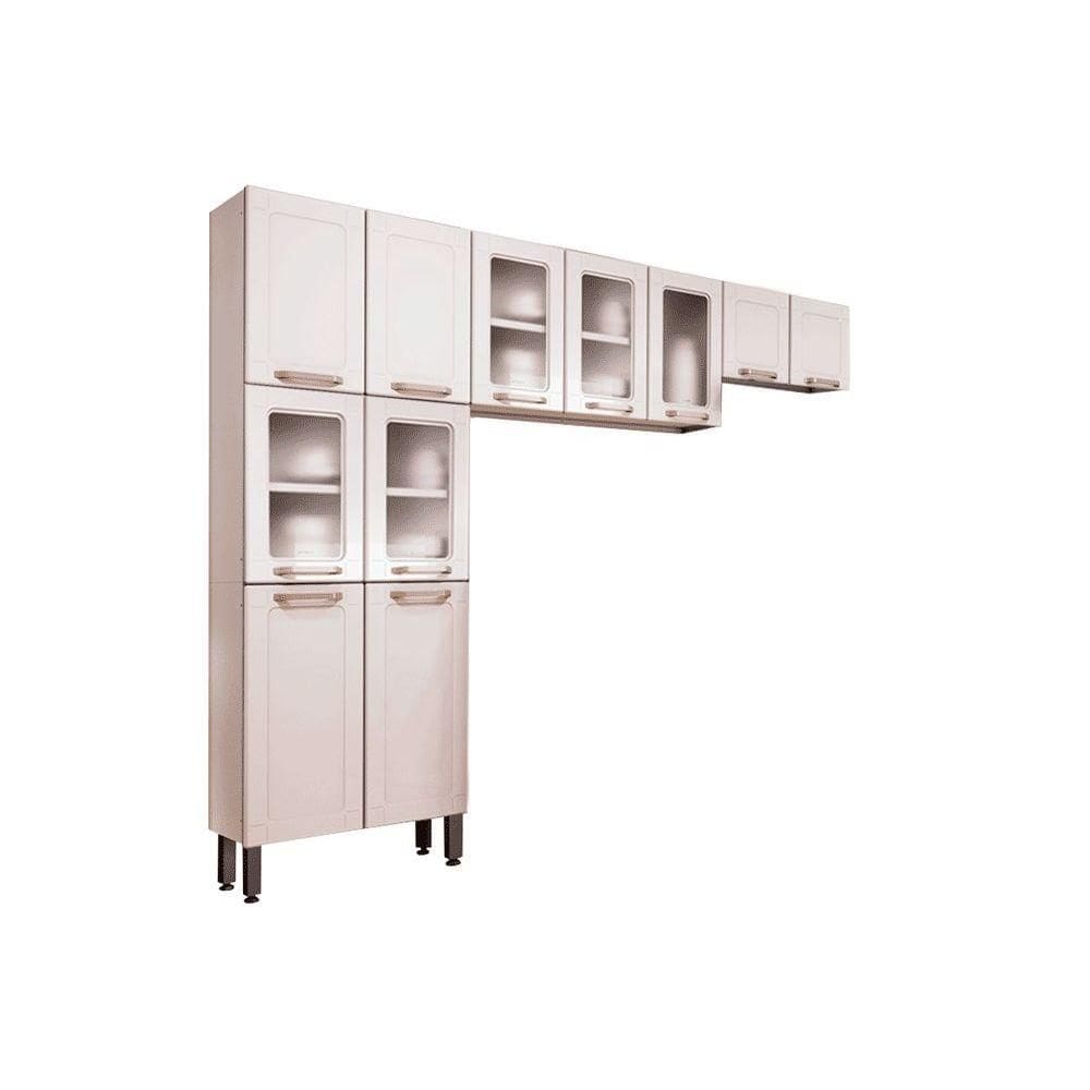 Cozinha Modulada Bertolini 3 Peças Aço Colors CPT81 Branco