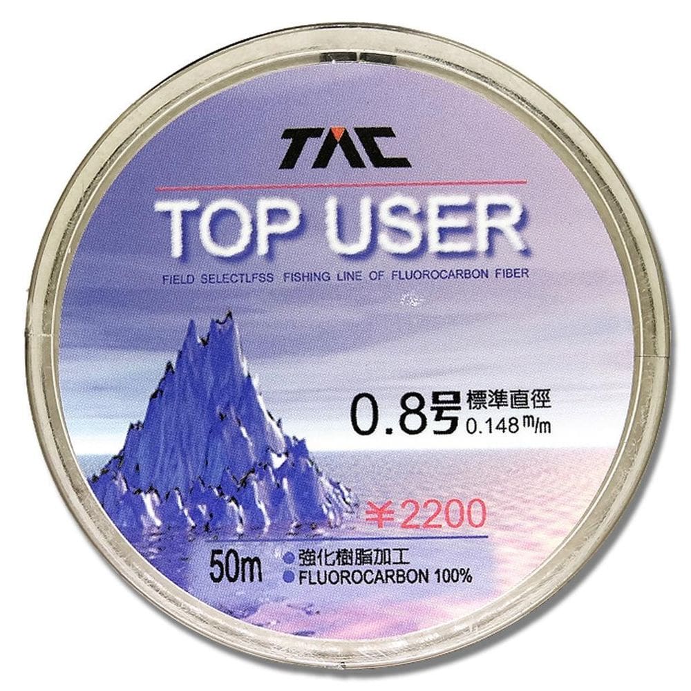 Linha Líder Fluor Carbon Tac Top User 3Lb - 0.148Mm - 50M