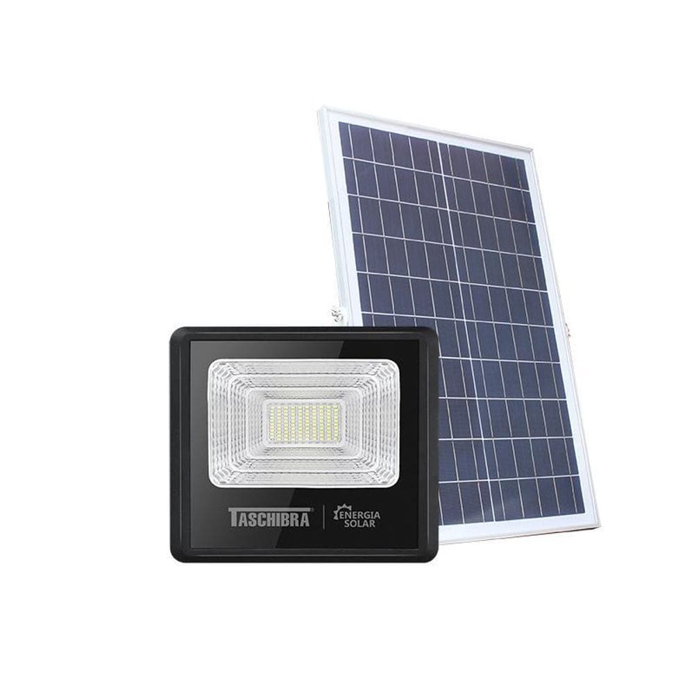 Refletor Led Solar Tr Sun 60W 6500K Preto -Taschibra