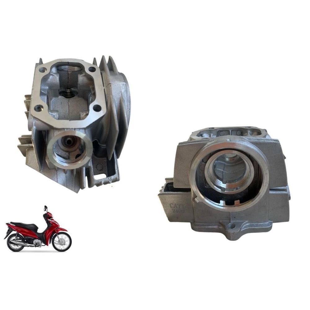 Cabeçote Com Guia Sede Honda Biz 100 1998 A 2005 1 Linha