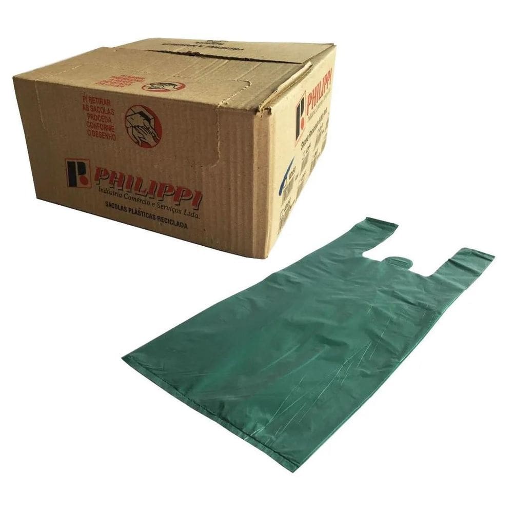 Sacola Reforçada Média 40X50 Azul - Cx Com 5Kg - Philippi