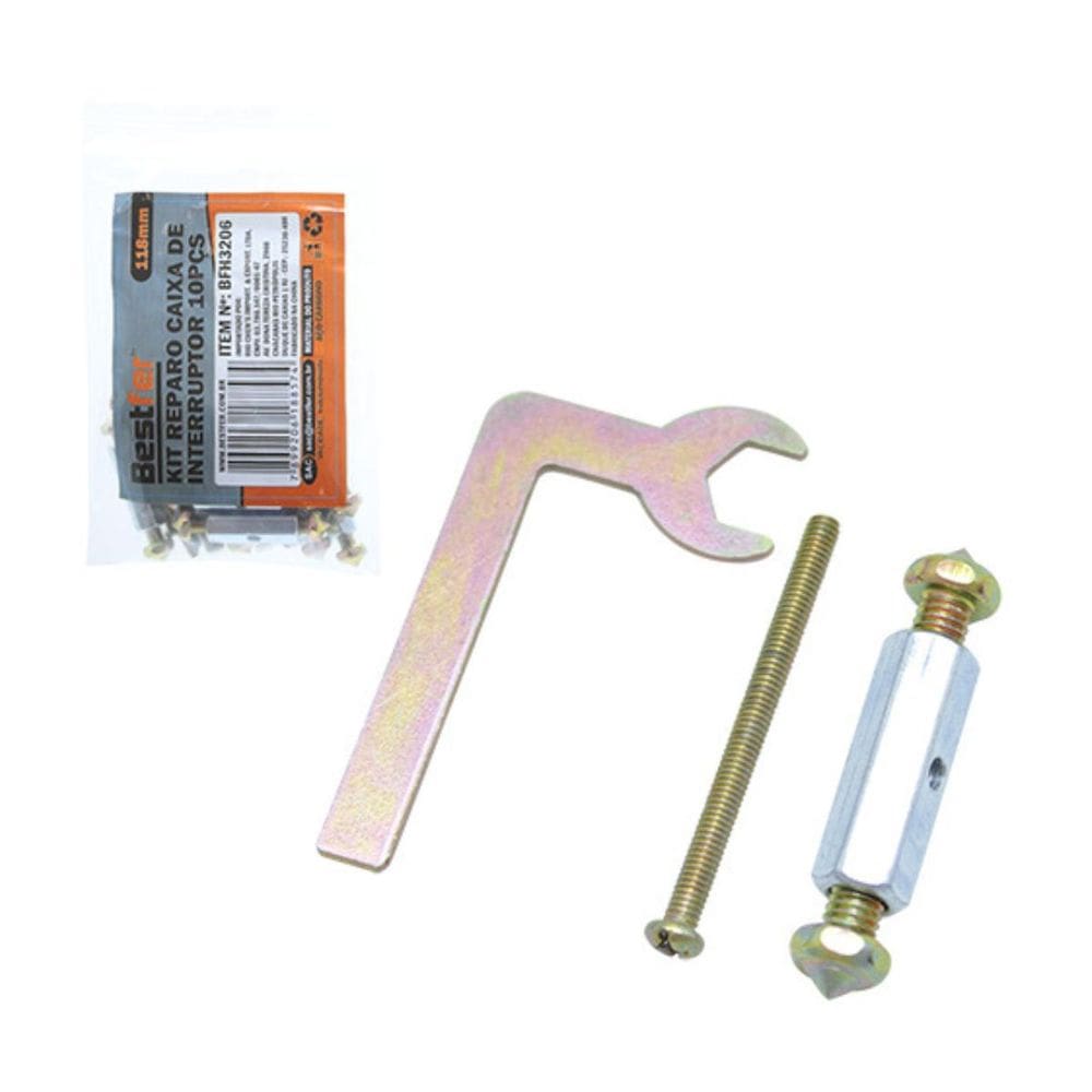 Kit Reparo Caixa De Interruptor Luz Elétrico 62Mm  10Pcs