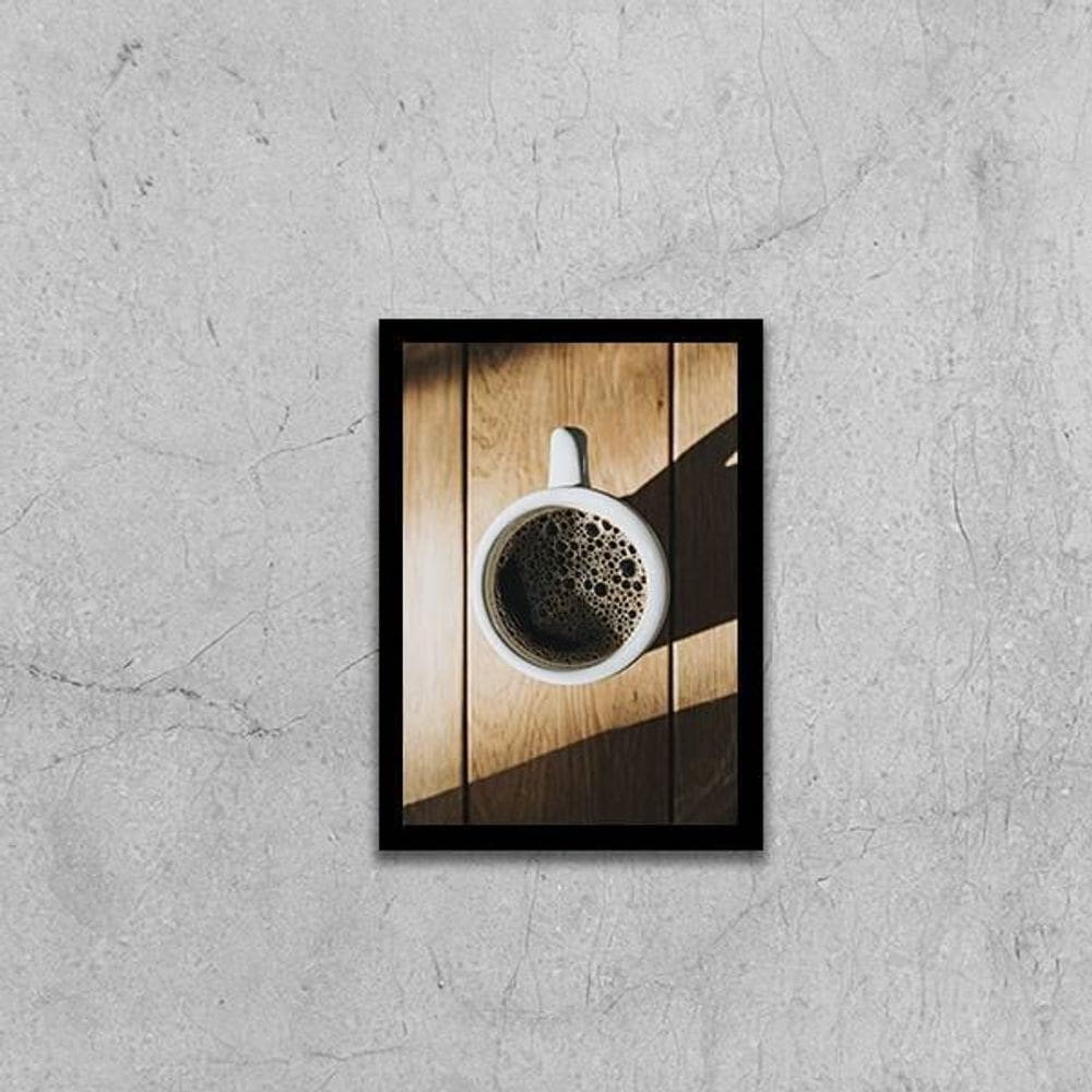 Quadro Fotografia Caneca De Café 24X18Cm 001