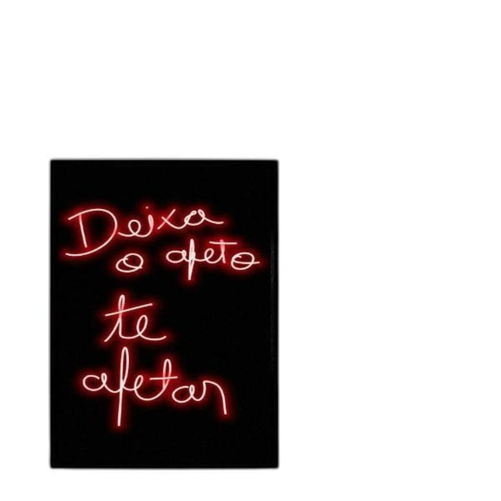 Quadro Decorativo Deixa O Afeto Te Afetar 45X34Cm