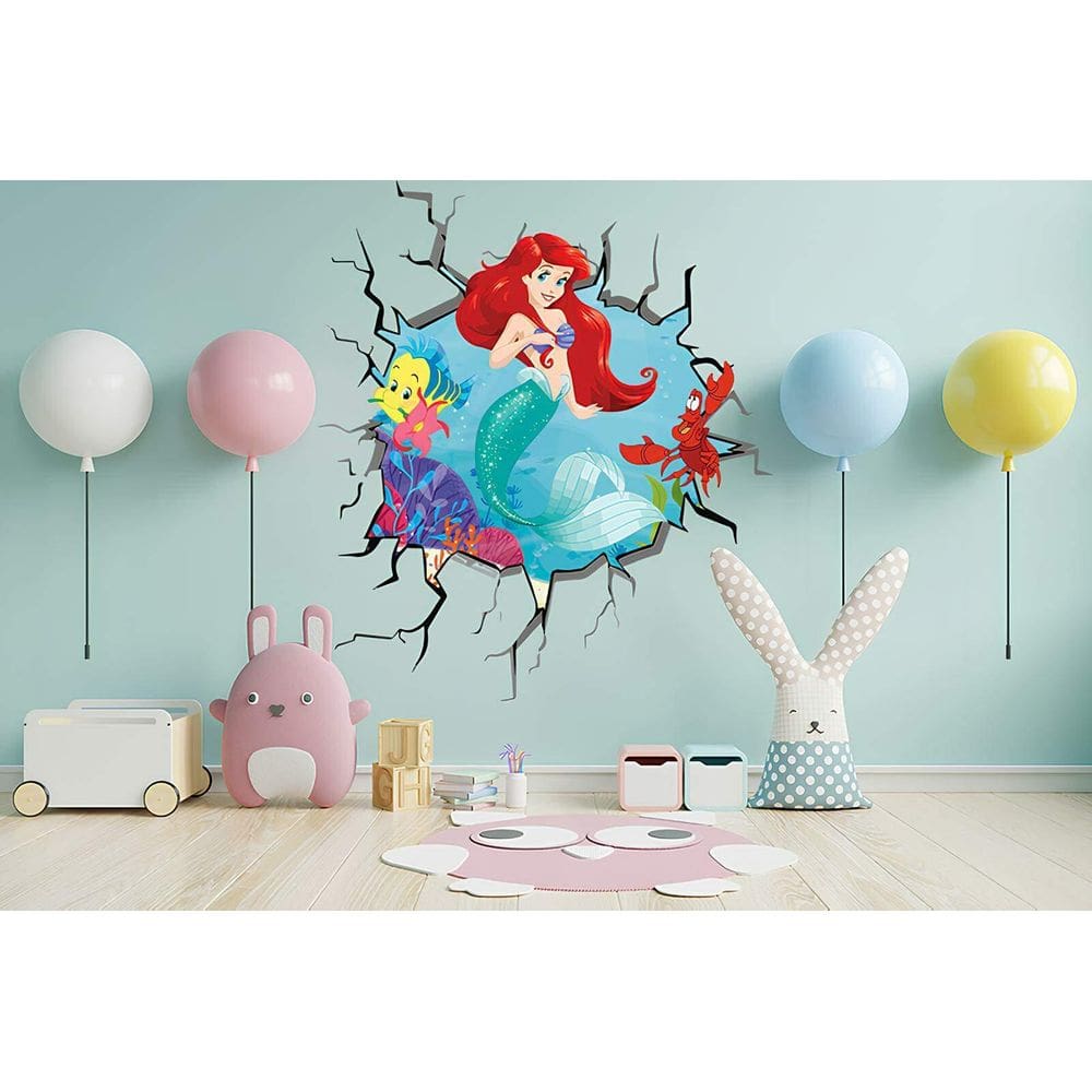 Adesivo De Parede Buraco Ariel Mod 01